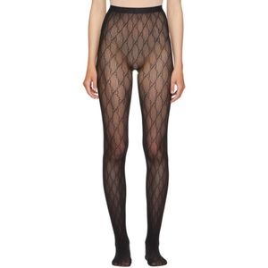 Gucci black gg tights